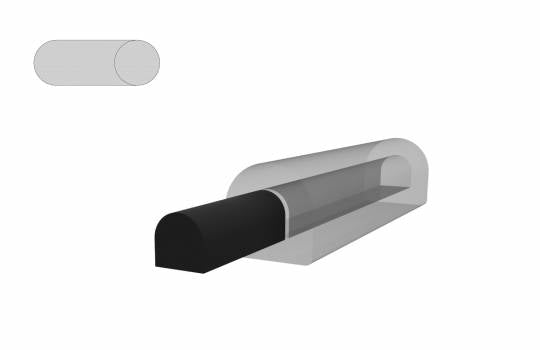 Rubber connection pieces